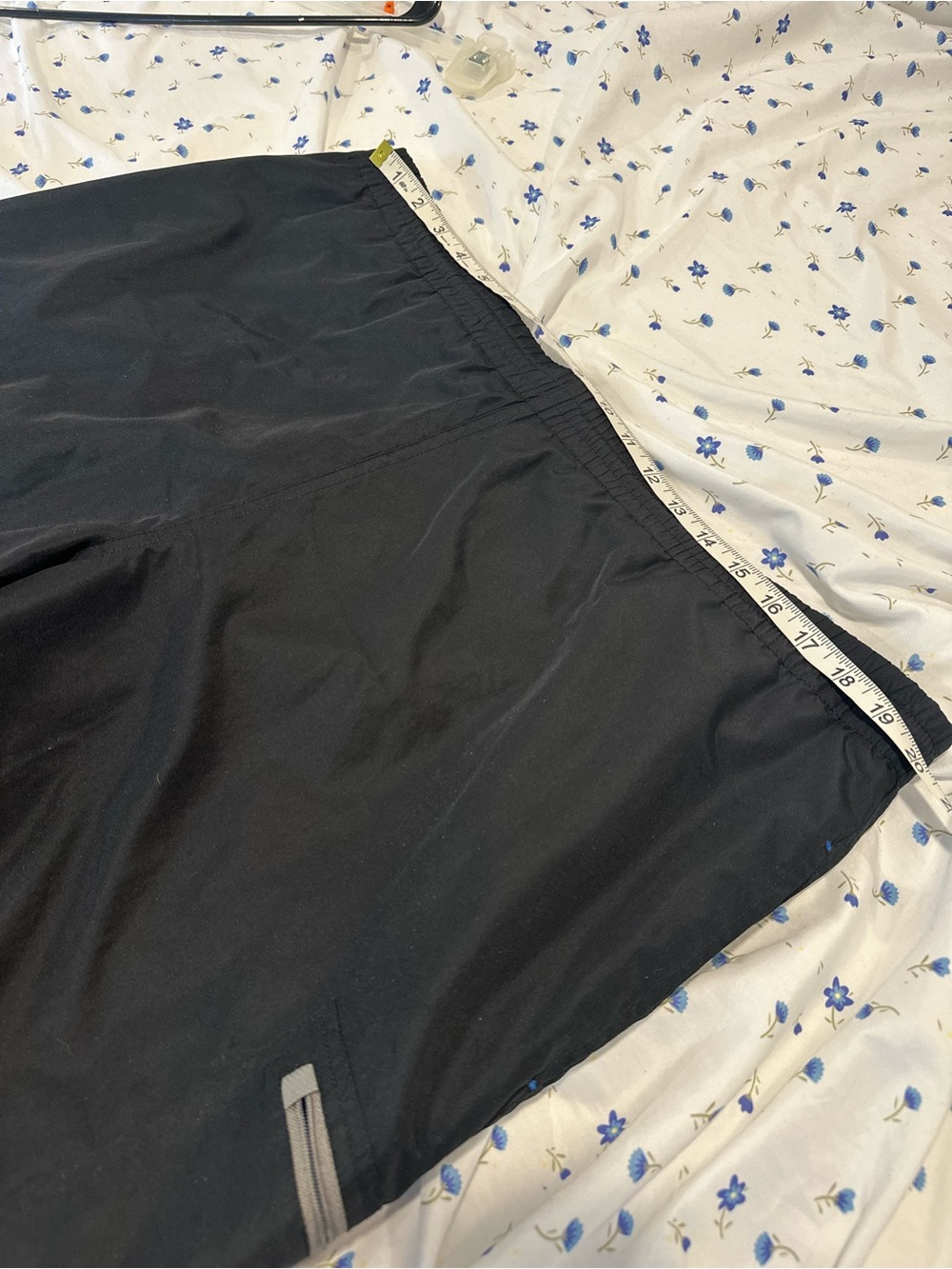 VTG Y2K Champion Black C2H4 Sz:L Splicing 3M Lined Seaplane Wide Leg Track Pants - Picture 4 of 14